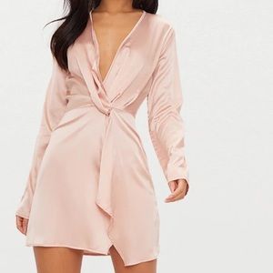 PrettyLittleThing silk dress